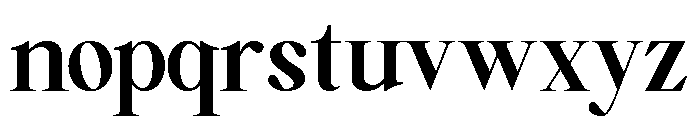 Falefion Extra Bold Font LOWERCASE