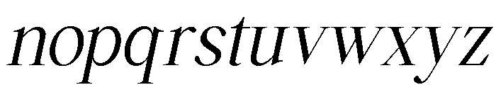 Falefion Italic Font LOWERCASE