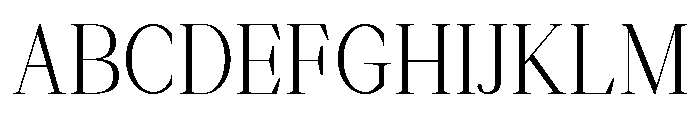 Falefion Light Font UPPERCASE