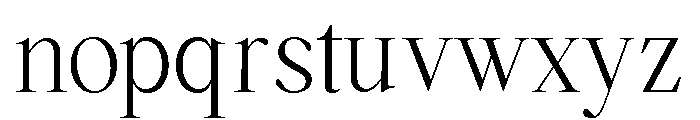 Falefion Light Font LOWERCASE