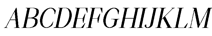 Falefion Medium Italic Font UPPERCASE