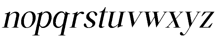 Falefion Medium Italic Font LOWERCASE
