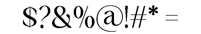 Falefion Medium Font OTHER CHARS