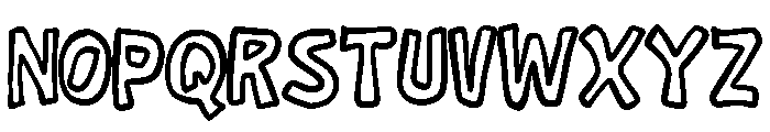 Falish Regular Font UPPERCASE