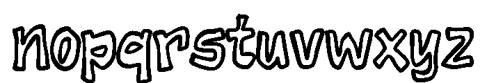 Falish Regular Font LOWERCASE