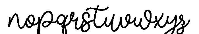 Fall Thankfully Font LOWERCASE