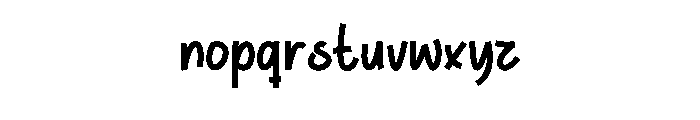 Falling Inlove Font LOWERCASE