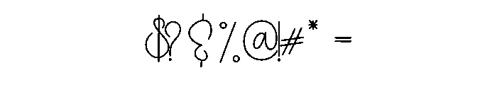 Falling Marita Font OTHER CHARS