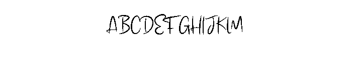 Falling Marita Font UPPERCASE