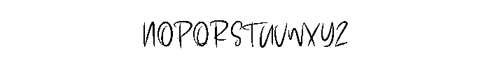 Falling Marita Font UPPERCASE