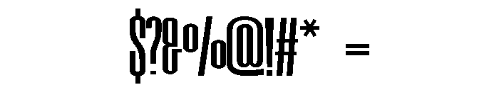 Fallyen Sans Serif Font OTHER CHARS