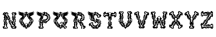 Falnor Regular Font UPPERCASE