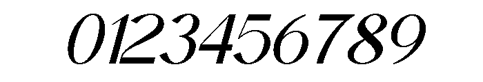 Falore Italic Font OTHER CHARS