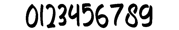 False Memory Font OTHER CHARS