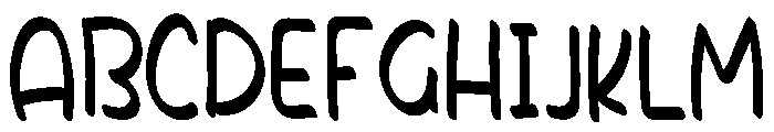 False Memory Font UPPERCASE