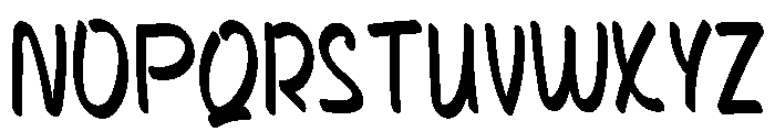 False Memory Font UPPERCASE