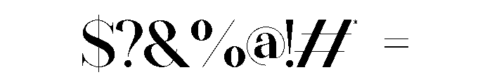 Falshe Font OTHER CHARS