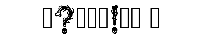 Falven Regular Font OTHER CHARS