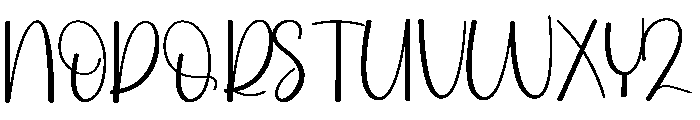 Familiar Dairy Font UPPERCASE