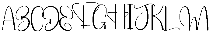 Familidaily Font UPPERCASE