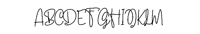 Familiday Detailing Font UPPERCASE