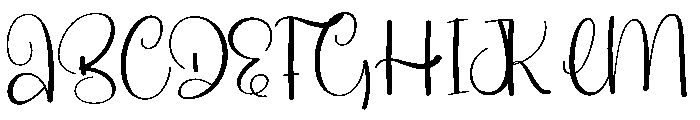 Familiday Font UPPERCASE