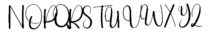 Familiday Font UPPERCASE