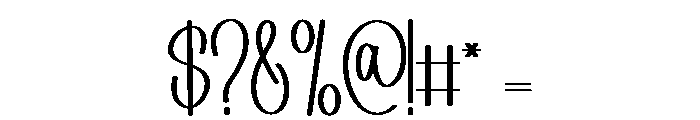 Familly Handwriting Font OTHER CHARS