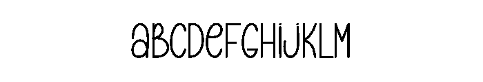 Family Angela Font UPPERCASE