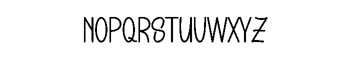 Family Angela Font LOWERCASE