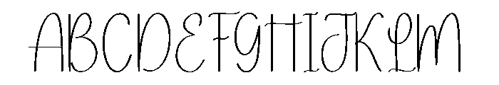 Family Autography Font UPPERCASE