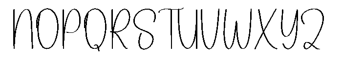 Family Autography Font UPPERCASE