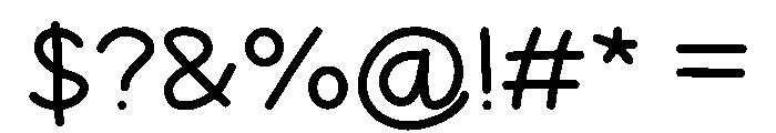 Family Bond Font OTHER CHARS
