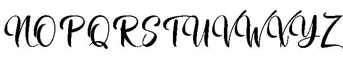 Family Calligraphy Font UPPERCASE