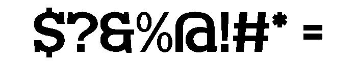 Family Capital Font OTHER CHARS