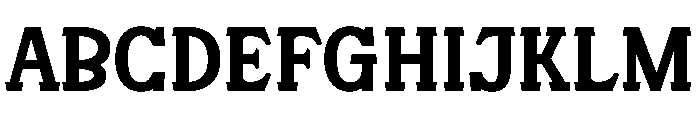 Family Capital Font UPPERCASE
