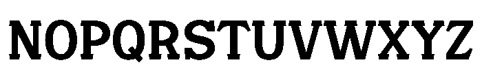 Family Capital Font UPPERCASE