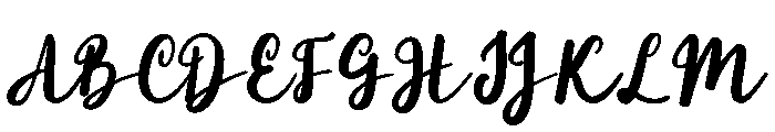 Family Christmas Script Font UPPERCASE