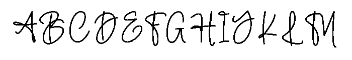 Family Daily Font UPPERCASE