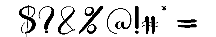 Family Greetings Font OTHER CHARS
