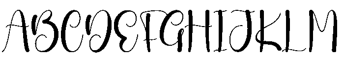 Family Greetings Font UPPERCASE