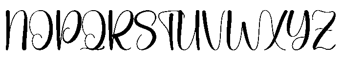Family Greetings Font UPPERCASE