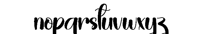 Family Greetings Font LOWERCASE