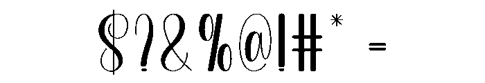 Family Halloween Font OTHER CHARS