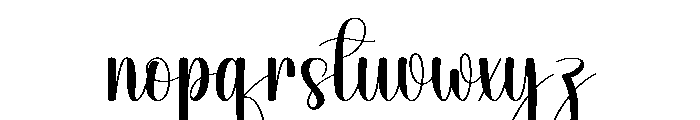 Family Halloween Font LOWERCASE