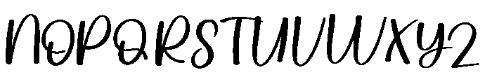 Family Hearts Font UPPERCASE