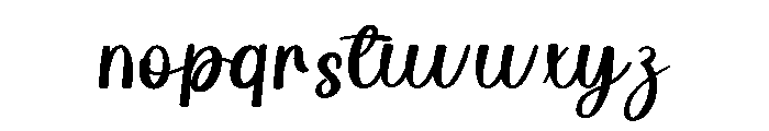 Family Hearts Font LOWERCASE