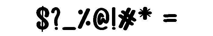 Family Homy Font OTHER CHARS