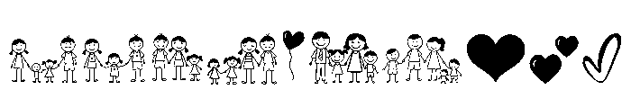 Family Love Font OTHER CHARS