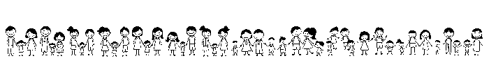 Family Love Font UPPERCASE